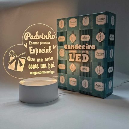 CANDEEIRO LED padrinho