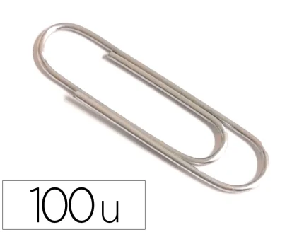 Clips lismania l-office nº10 50 mm caixa de 50 unidades.