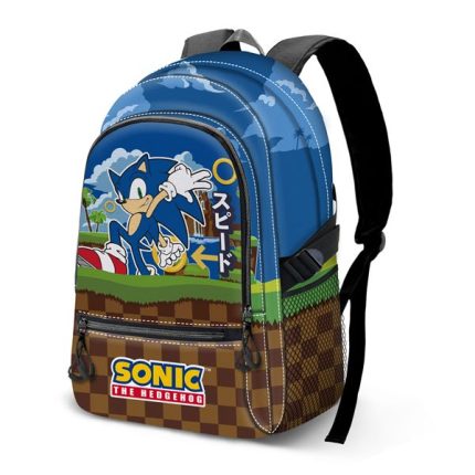 Sonic greenhill mochila escolar 44cm