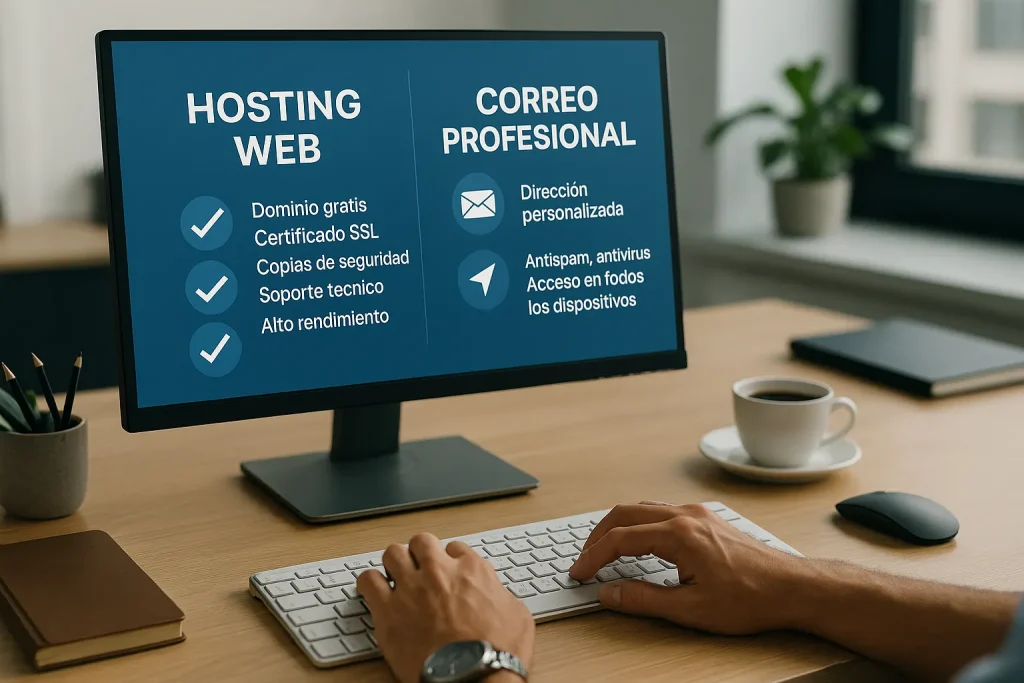 hosting web y correo profesional, ewardsolution