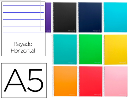 Caderno espiral LIDERPAPEL jolly micro din a5