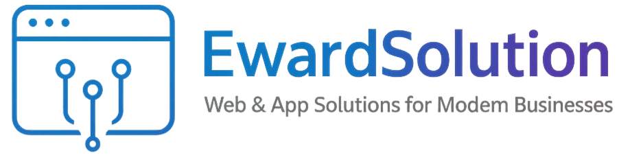 Logo EwardSolution – Diseño Web, SEO quarteira