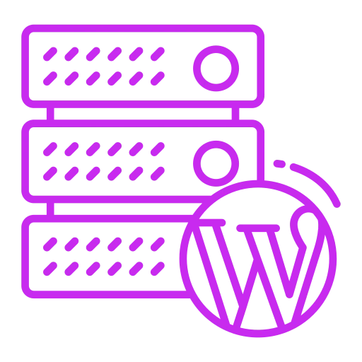 Ícone do serviço de Alojamento Web & Email. Hosting Profissional para WordPress na ewardsolution