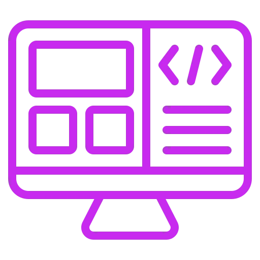 icono de Criação de Sites Responsivos com WordPress e HTML