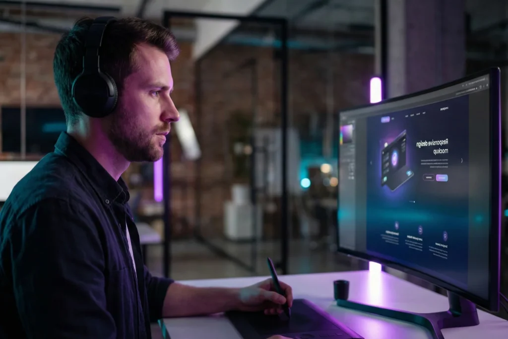 Especialista em Web Design a desenvolver um site WordPress estratégico e personalizado na EwardSolution.