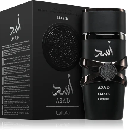 Perfume homem original 101-asad  elixir 100ml LATTAFA