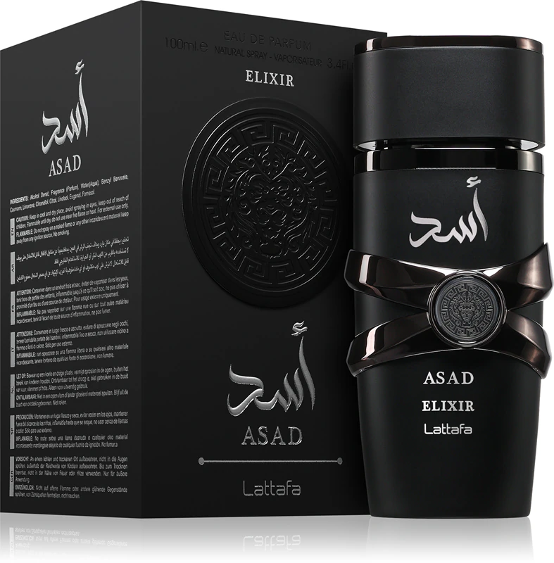 asad-elixir___251202 Perfume homem original 101-asad elixir 100ml LATTAFA - Image 1