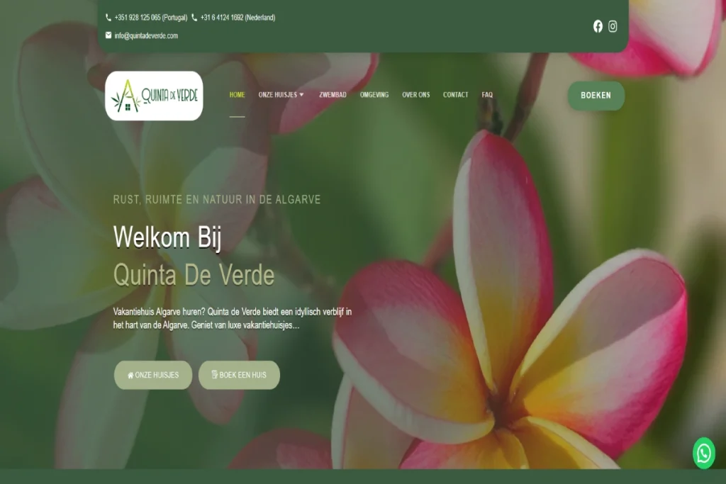 imagen destacada do projeto quinta de verde pela ewardsolution