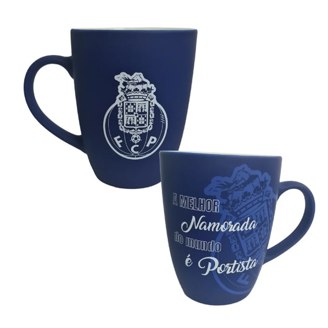 65KH00027387 Caneca veludo azul namorada - Image 1