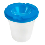 Copo limpa pincéis de plástico 8x8,5 cm LIDERPAPEL