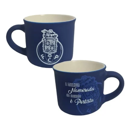 Chávena de café veludo azul namorada