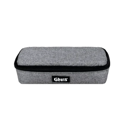 Estojo Rectangle silver grey l46 gh157