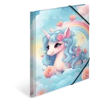 Pasta com elásticos Herma A4 Happy unicorn