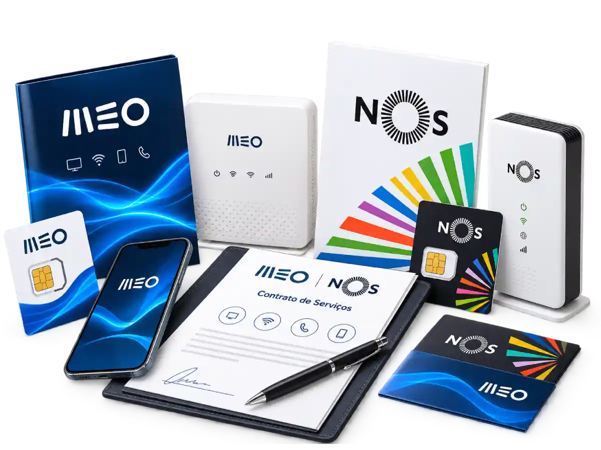 Serviços MEO e NOS disponíveis na Mundo de A a Z