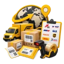 Ícone de envios e transportadoras da Mundo de A a Z