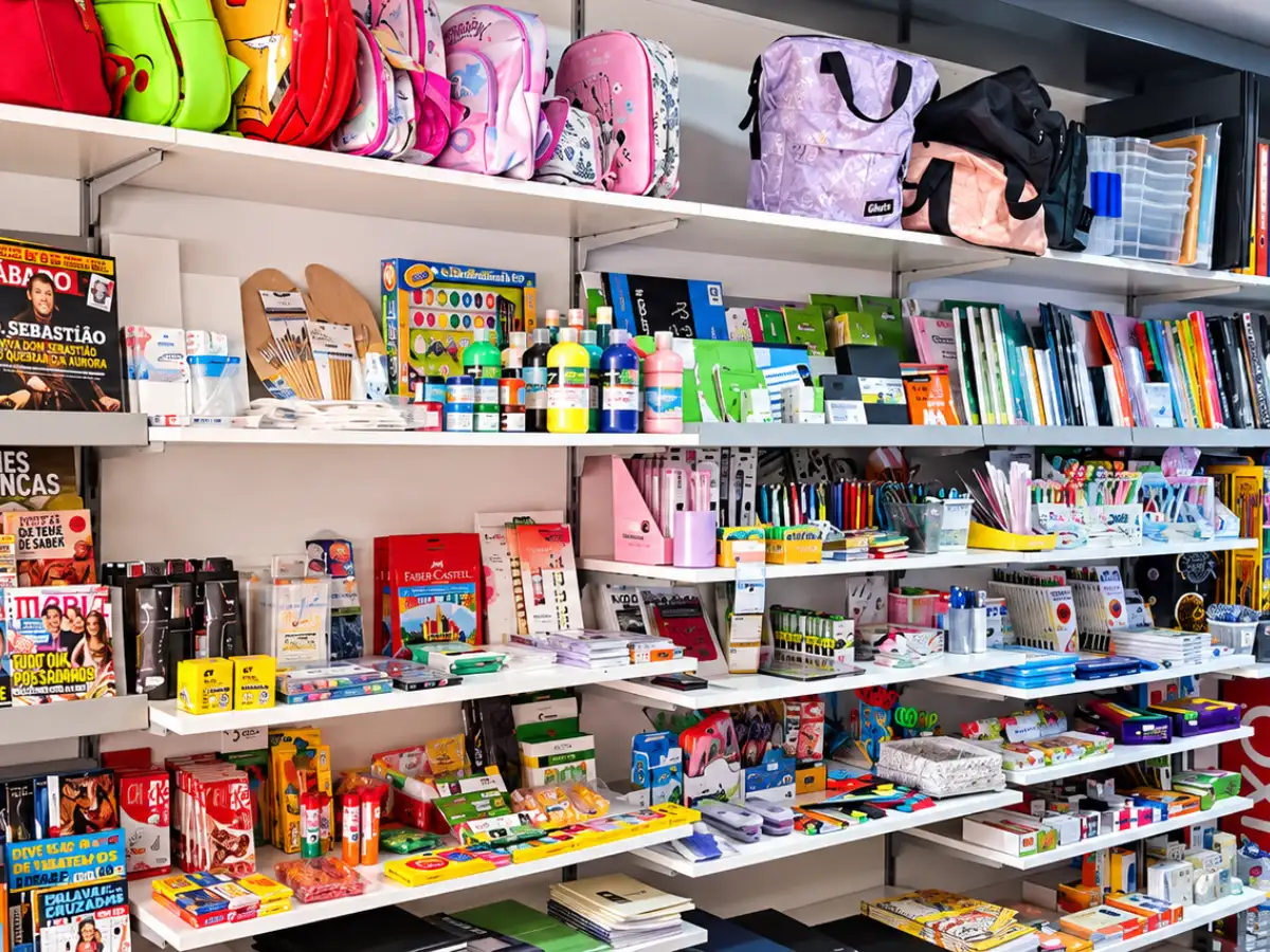 Papelaria e material escolar na Mundo de A a Z